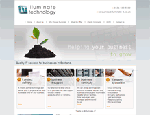 Tablet Screenshot of illuminate-it.co.uk